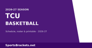 Read more about the article 2026-27 TCU Basketball Schedule: Dates, Roster, TV & Printable PDF
