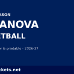 2026-27 Villanova Basketball Schedule
