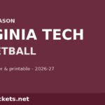 2026-27 Virginia Tech Basketball Schedule