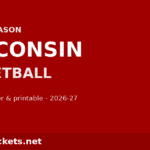 2026-27 Wisconsin Basketball Schedule