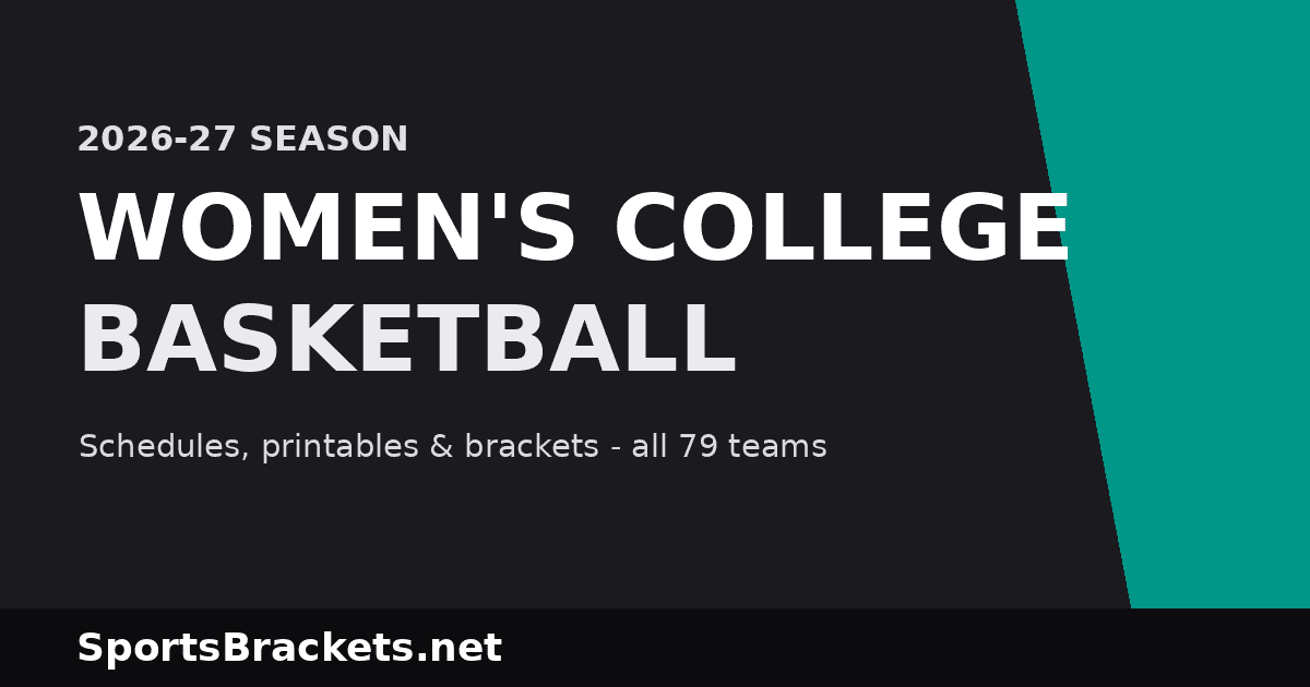 2026-27 women's college basketball schedule