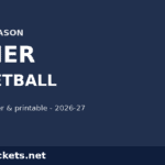 2026-27 Xavier Basketball Schedule