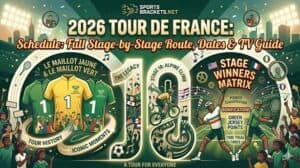 Read more about the article 2026 Tour de France Schedule: Full Stage-by-Stage Route, Dates & TV Guide