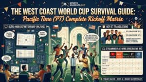 Read more about the article The West Coast World Cup Survival Guide: Pacific Time (PT) Kickoff Matrix