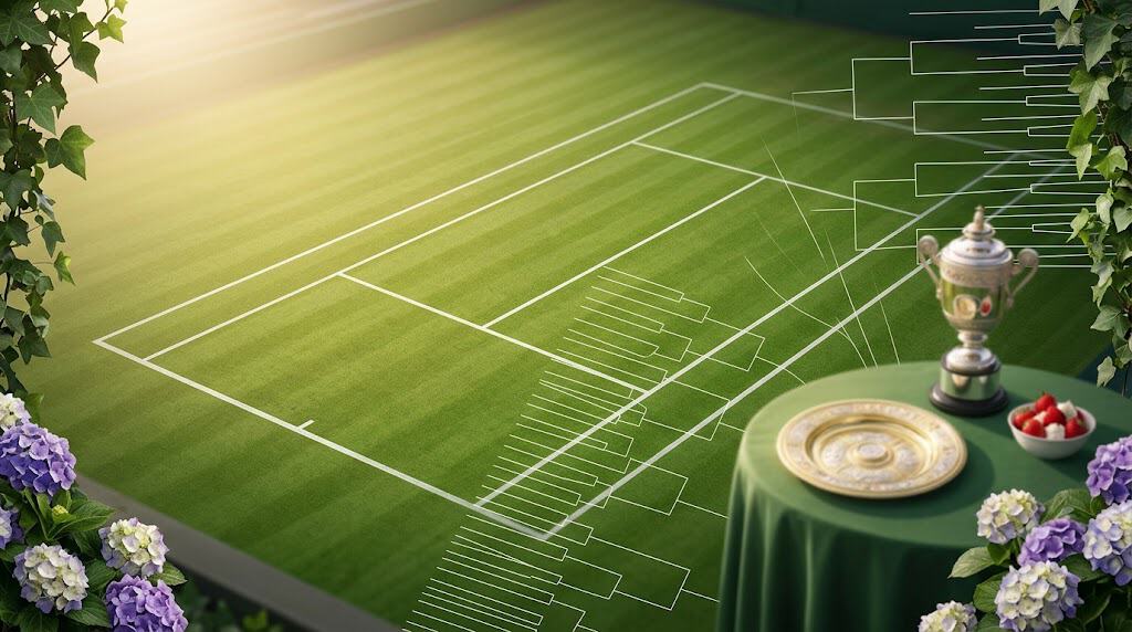 Wimbledon 2026 bracket and printable singles draw