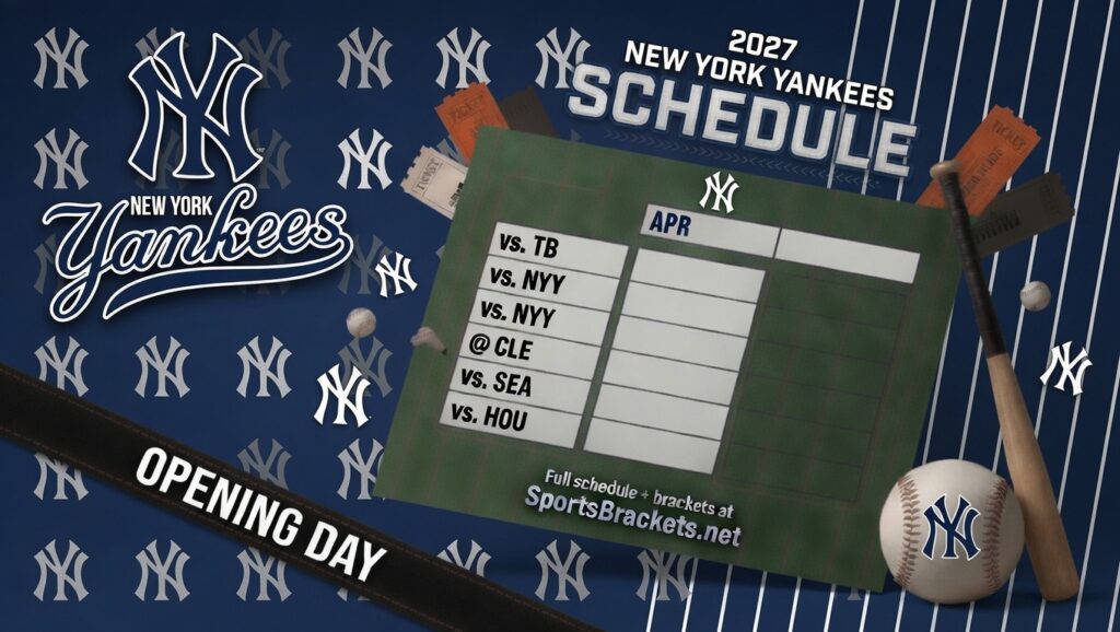 Yankee Spring Training Schedule 2027