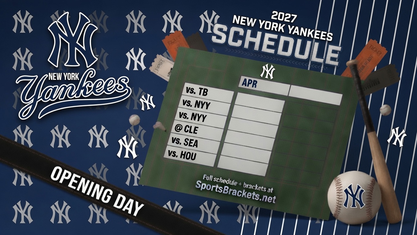 2027 New York Yankees Schedule