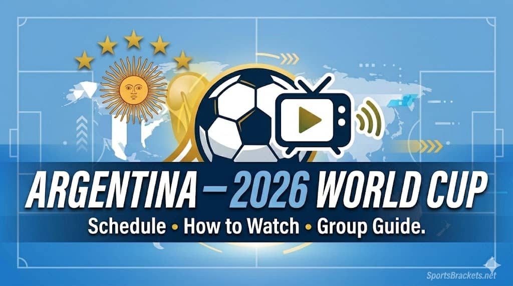 Argentina 2026 - Sports Brackets Argentina at the 2026 World Cup