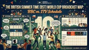 Read more about the article The British Summer Time (BST) World Cup Broadcast Map: BBC vs ITV Schedule