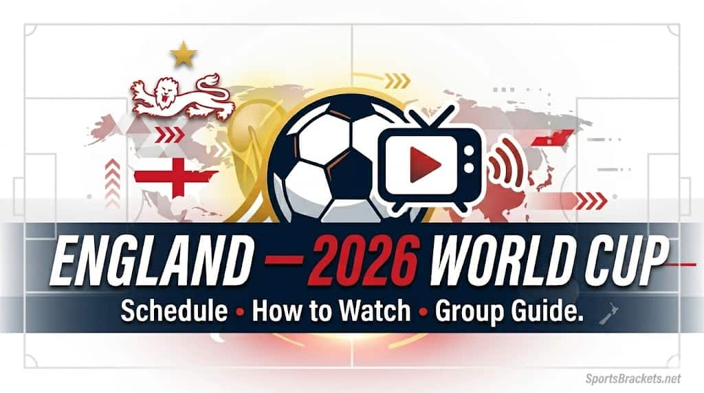 England 2026 - Sports Brackets England at the 2026 World Cup