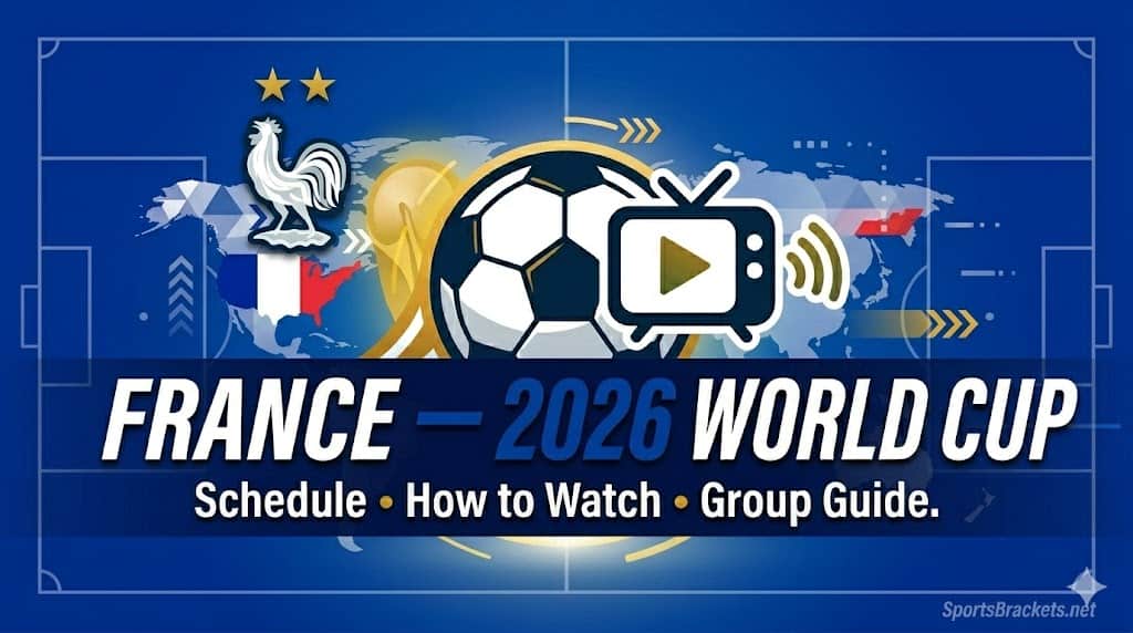France 2026 - Sports Brackets France at the 2026 World Cup