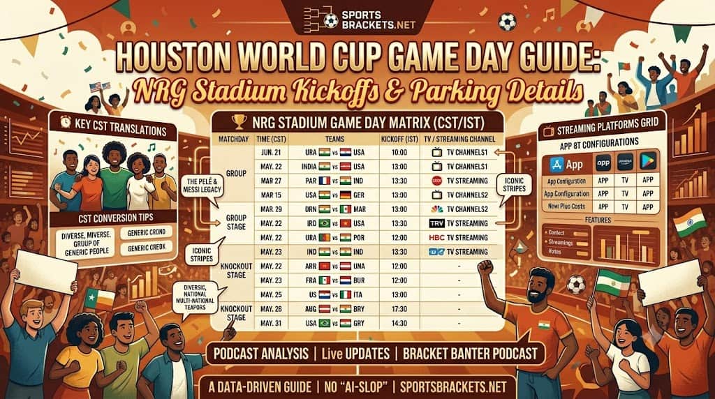Houston 2026 World Cup game day guide, NRG Stadium kickoffs and parking details