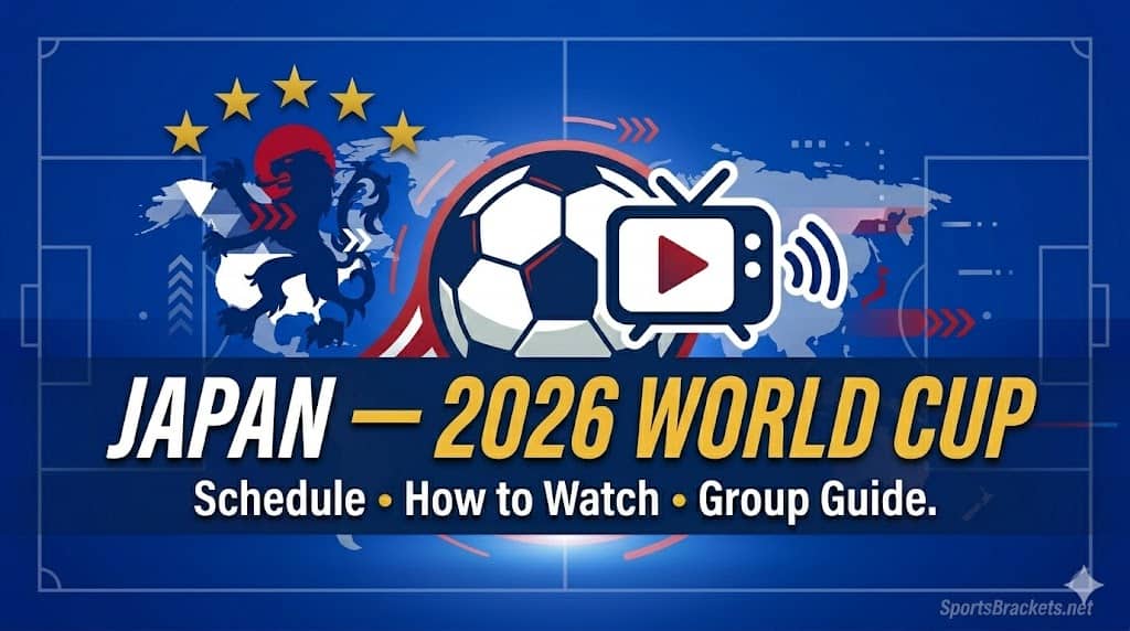 Japan 2026 - Sports Brackets Japan at the 2026 World Cup