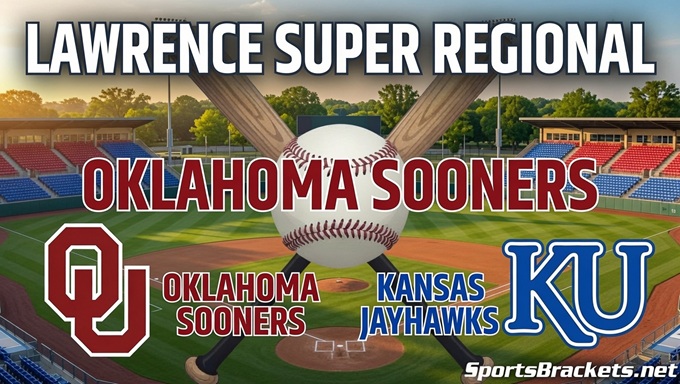 2026 Lawrence Super Regional: Oklahoma Sooners vs. Kansas Jayhawks