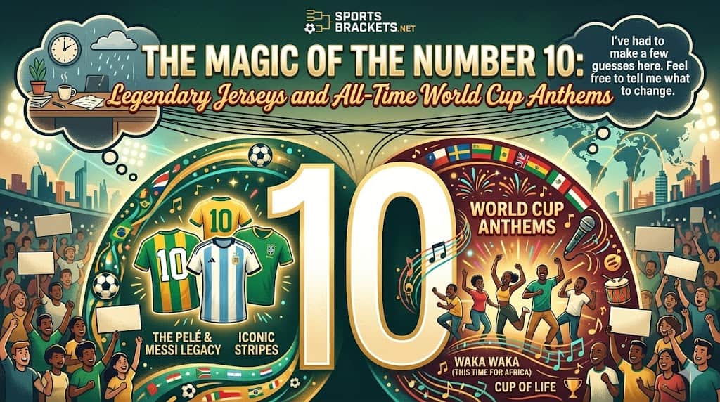 The magic of the number 10 - legendary World Cup jerseys and anthems