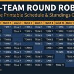 12-team round robin schedule printable