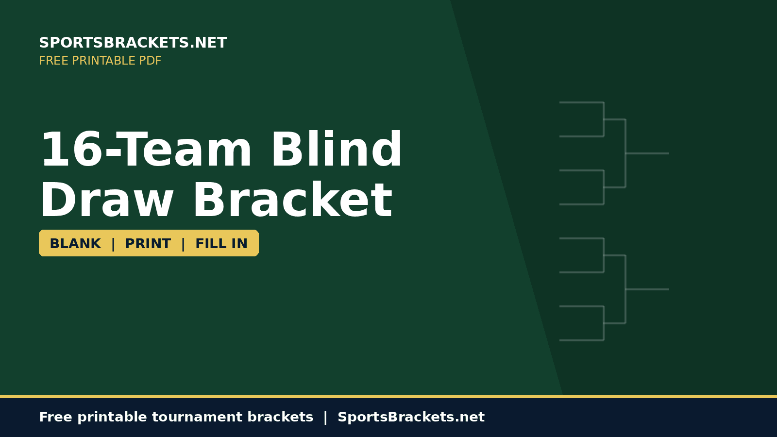 16-team-blind-draw-bracket-hero - Sports Brackets 16 team blind draw bracket