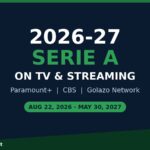 2026-27 Serie A on TV: Paramount Plus, CBS, and CBS Sports Golazo Network