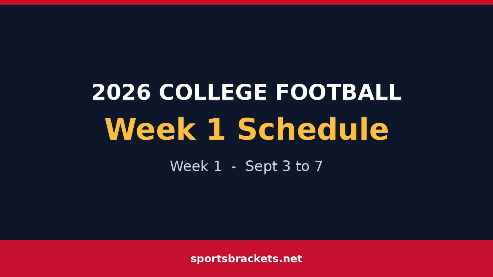 2026-College-Football-Week-1-Featured - Sports Brackets 2026 college football Week 1 schedule printable