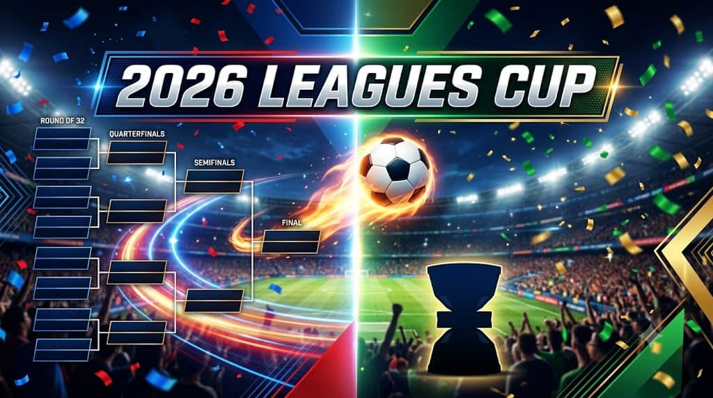 2026 Leagues Cup printable knockout bracket
