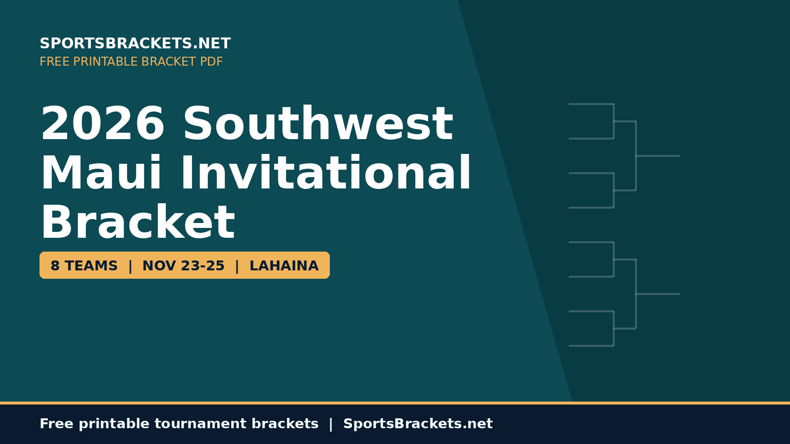 2026-southwest-maui-invitational-bracket-hero - Sports Brackets 2026 Southwest Maui Invitational printable bracket