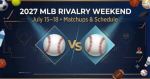 Read more about the article 2027 MLB Rivalry Weekend Schedule (July 15-18): Matchups & Dates