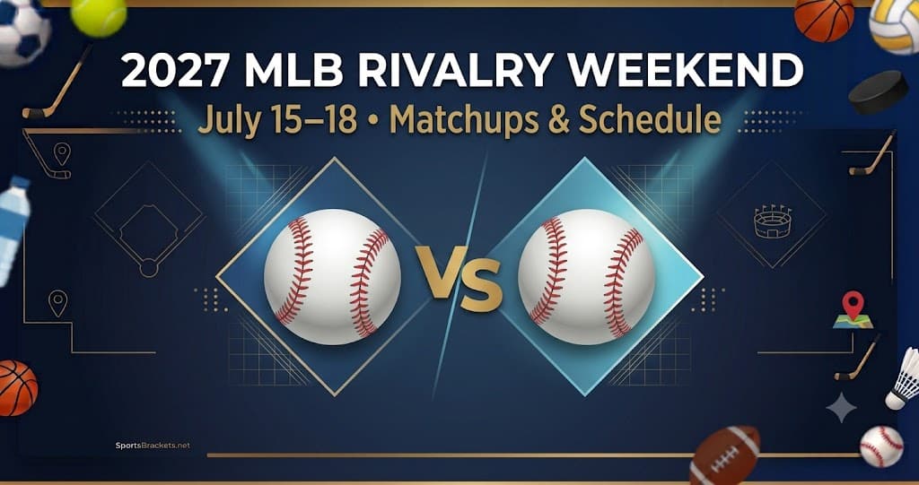 2027 MLB Rivalry Weekend Schedule - Sports Brackets 2027 MLB Rivalry Weekend schedule