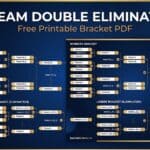 24-team double elimination bracket printable