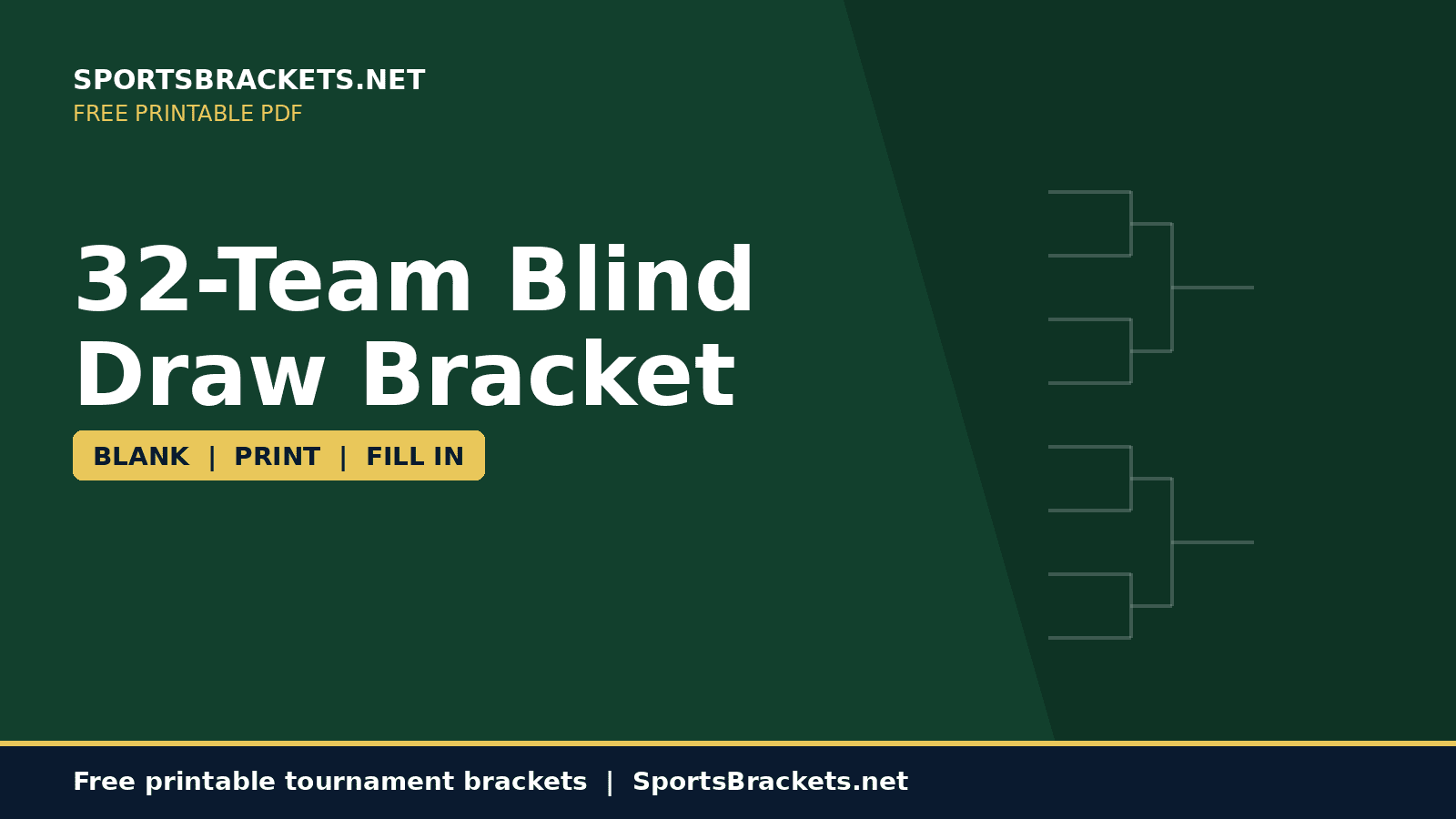 32 team blind draw bracket