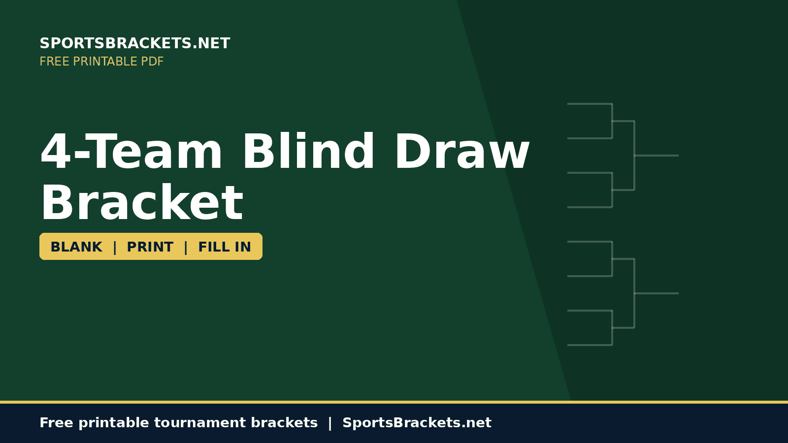 4 team blind draw bracket