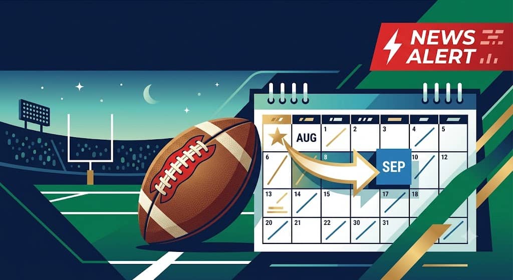 2026 and 2027 college football schedule and calendar changes