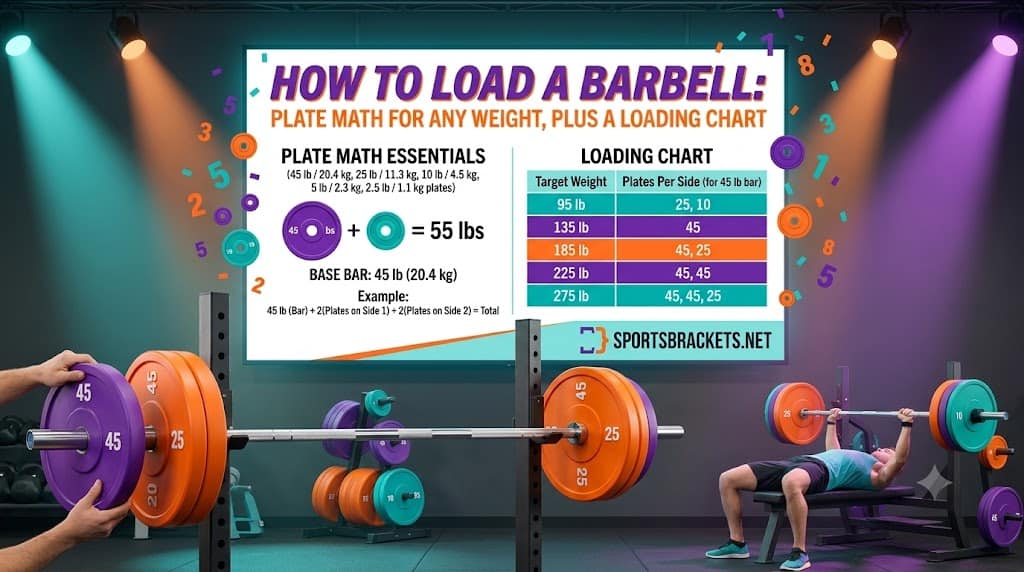 How to load barbell - Sports Brackets How to load a barbell