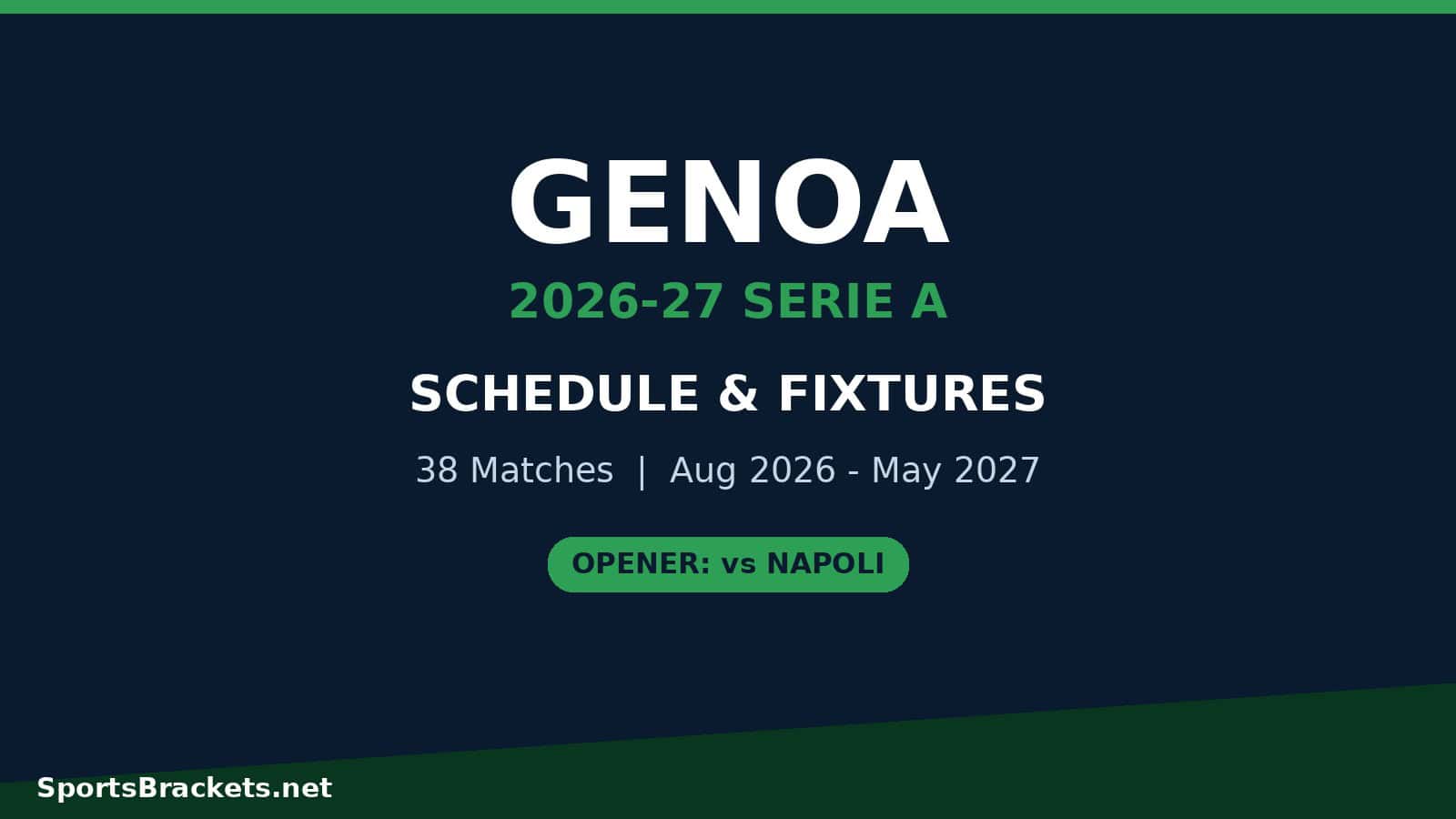 genoa-2026-27-schedule-hero - Sports Brackets Genoa 2026-27 Serie A schedule