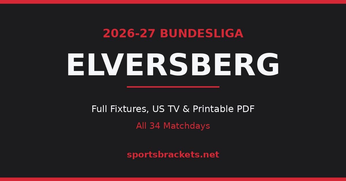 2026-27 Elversberg schedule