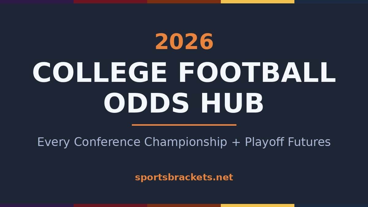 2026 college football odds hub