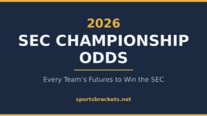 Read more about the article 2026 SEC Championship Odds: Every Team’s Futures to Win