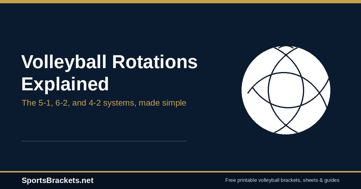 Volleyball rotations explained