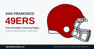 Read more about the article San Francisco 49ers Coloring Pages: Free Printable Helmet & Jersey (PDF)