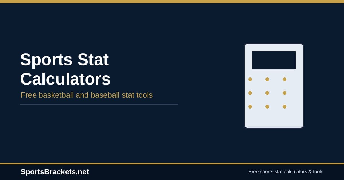 hero-stathub - Sports Brackets Sports stat calculators