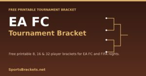 ea fc tournament bracket printable template