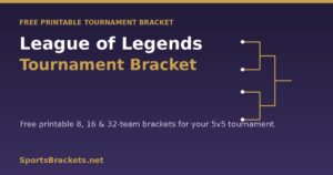 league of legends tournament bracket printable template