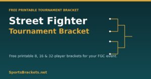 street fighter tournament bracket printable template