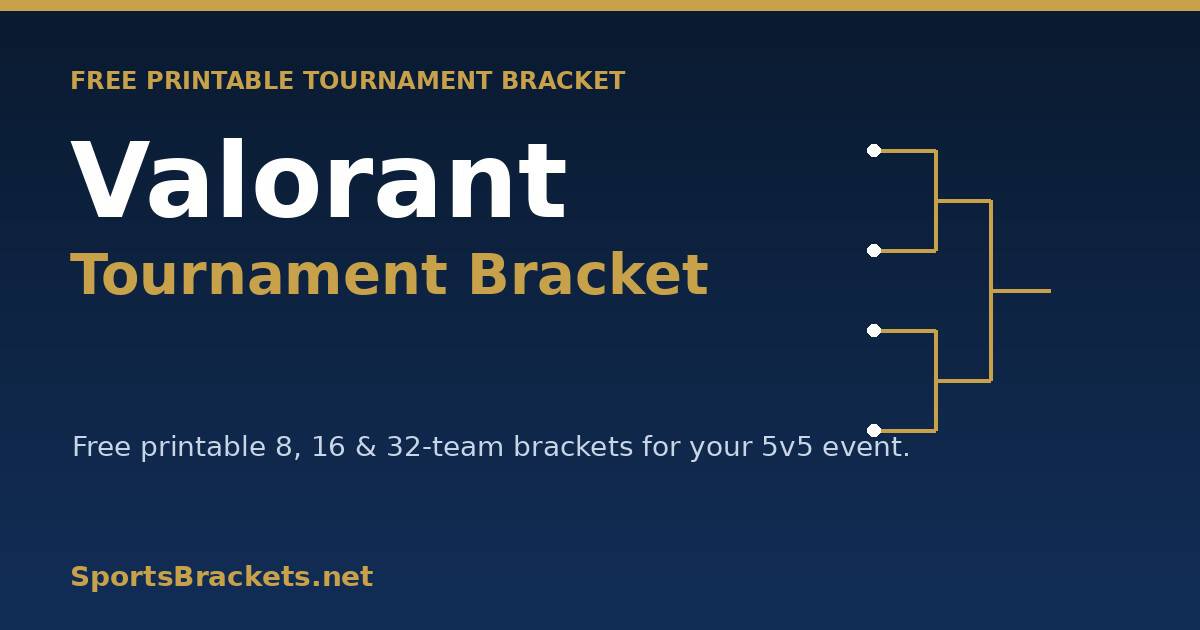 hero-valorant-bracket - Sports Brackets valorant tournament bracket printable template, 8, 16 and 32 sizes