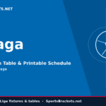 Blue SportsBrackets banner promoting Málaga Boquerones with fixtures, live table and printable schedule (La Rosaleda – Malaga).