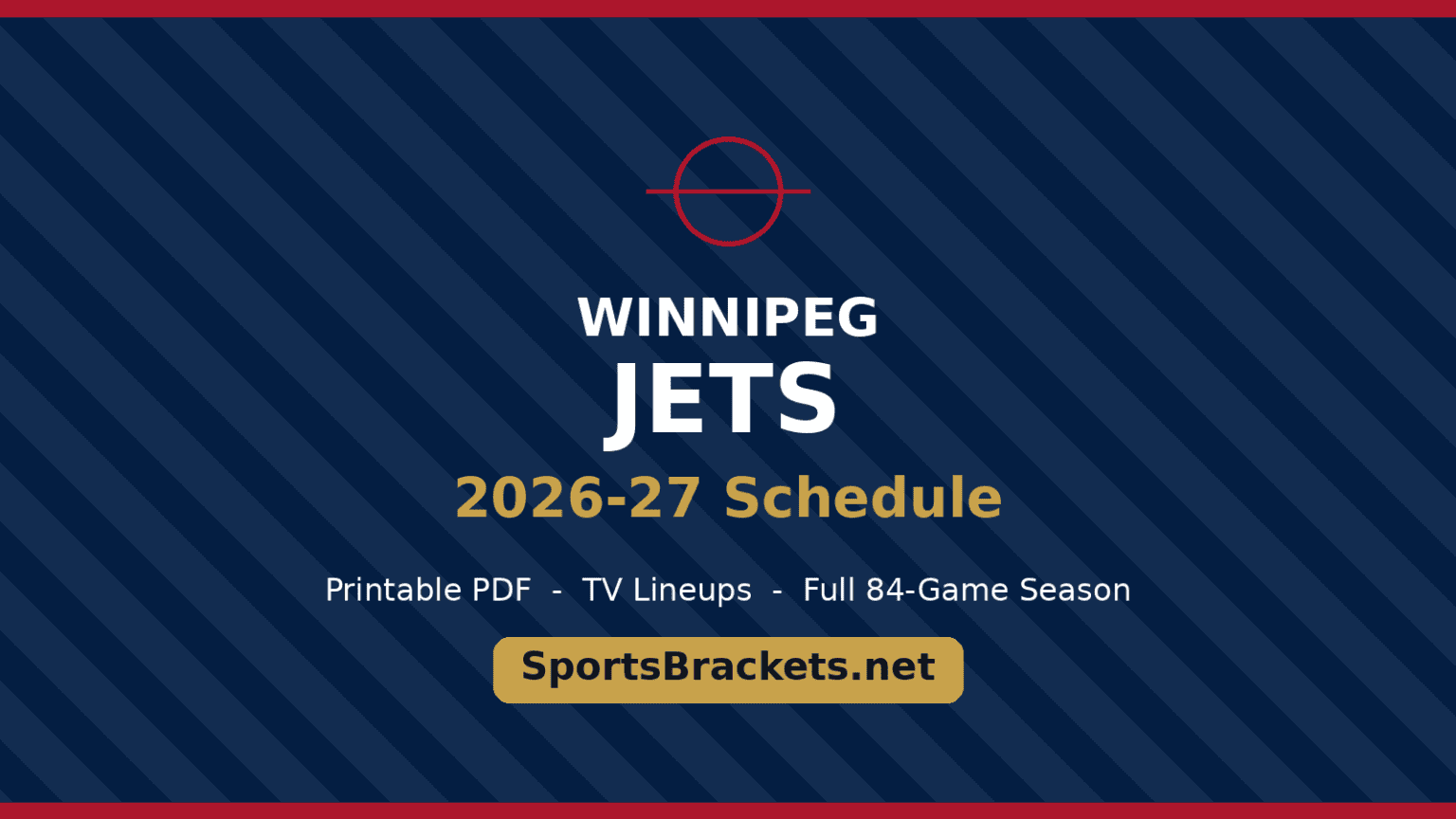 Winnipeg Jets Preseason Schedule 2027