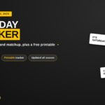 College GameDay 2026 location tracker printable with weekly sites and matchups