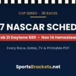 2027 NASCAR Cup Series schedule, every race, dates and printable PDF - SportsBrackets.net