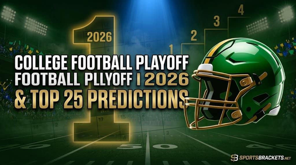 2026 College Football Playoff predictions and Top 25