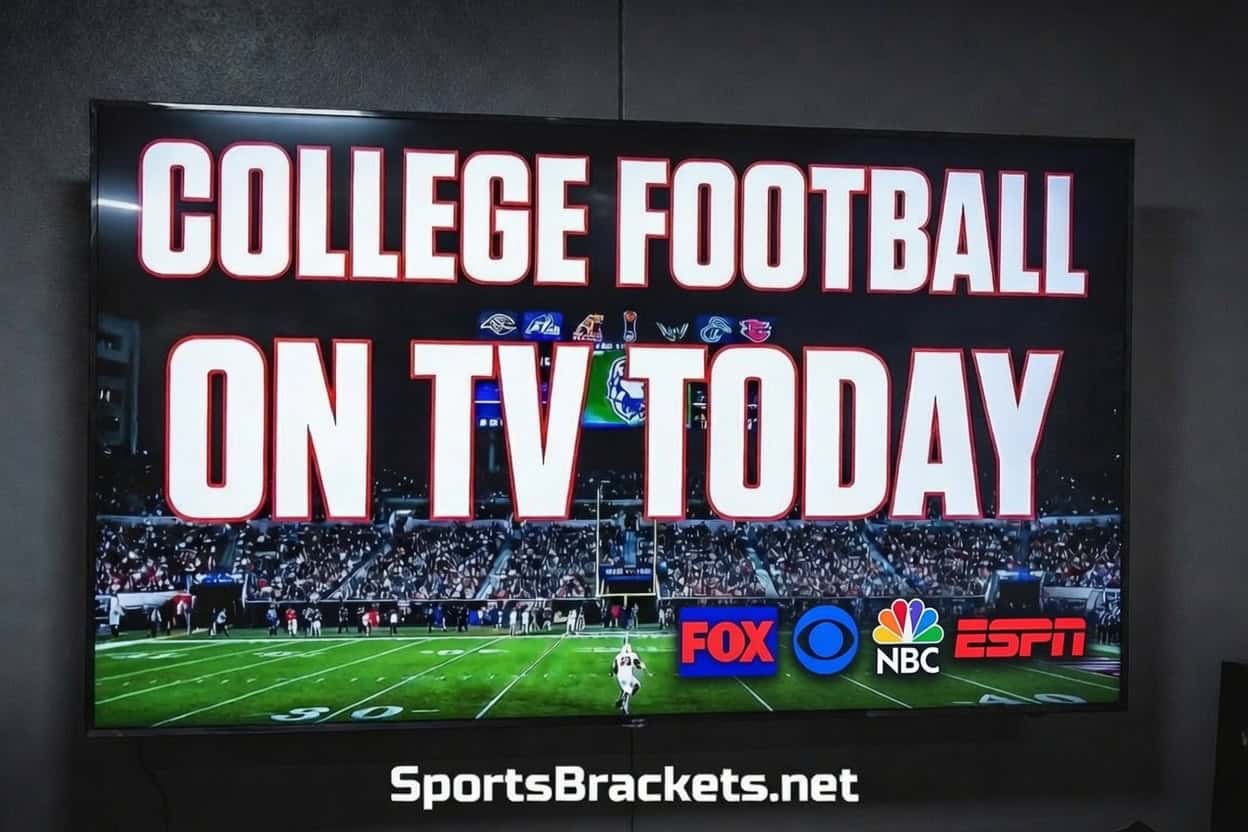 College football on TV today - games, channels and kickoff times