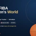 2026 FIBA Women's World Cup printable bracket featuring Caitlin Clark and Team USA